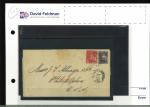 Stamp of Trinidad and Tobago » Trinidad 1860-80 collection of 14 covers written up on pages