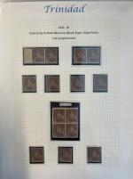 Stamp of Trinidad and Tobago » Trinidad 1851-82 comprehensive collection of the Britannia issues neatly presented and written up on pages in an album