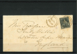 Stamp of Barbados 1857-75, group of five covers with Britannia frankings