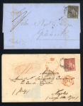 Stamp of Trinidad and Tobago » Trinidad 1852-59, group of four Britannia covers