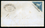 Stamp of South Africa » Cape of Good Hope 1853-56 collection of covers written up on pages