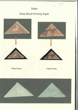 Stamp of South Africa » Cape of Good Hope 1853-63 used collection written up on pages with deeply