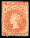 Stamp of Australia » South Australia 1856-1912 used collection written up on pages, some early imperfs
