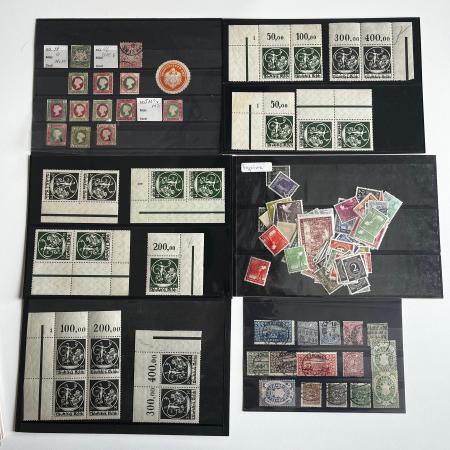 Stamp of Large Lots and Collections German Empire & areas, etc, 1880-1945, + -, vignettes, fiscals, city posts