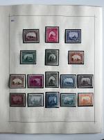 Stamp of Large Lots and Collections 1865-1947 ROMANIA Collection in album on leaves, mint l.h. or used