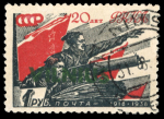Stamp of Large Lots and Collections Lithuania - German Occupation: 1941 group of six stamps of the local issues of Telsiai and Vilnius