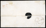 Stamp of Large Lots and Collections 1840-1869 small group of classic UK letters (6), including very fine entire with wide-margined 1d black