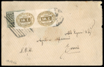 Stamp of Large Lots and Collections 1853-1962 a large and varied lot of more than 110 letters Italian States, with some Italy
