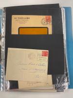 Stamp of Large Lots and Collections All World: 1887-1997 Large accumulation of covers/cards in 2 boxes
