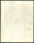 Stamp of Egypt » Posta Europea 1845 (8.3) Folded entire written from "Larnica, Cipro", struck in transit by type I black "POSTA EUROPEA / IN ALESSANDRIA D'EGITTO" oval