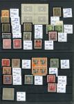 Stamp of Large Lots and Collections 1941-49 China three cards with extensive accumulation of better provincial overprints and liberated areas