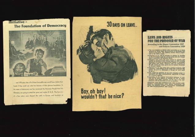 Stamp of Large Lots and Collections Rocket Mail - Third Reich: 1944-45, an extraordinary lot comprising 19 propaganda leaflets
