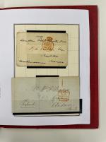 Stamp of Great Britain » Collections 1840-1935 collection housed on pages in 3 albums