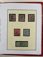 Stamp of Great Britain » Collections 1840-1935 collection housed on pages in 3 albums