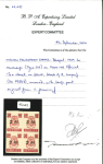 Stamp of Indian States » Bhopal Officials: 1949 2 1/2a (type O21) on 1 1/2a claret imperf. block of four, mint