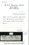 Stamp of Indian States » Jaipur 1912-22 1/4a pale yellow-olive imperf. vertically in horiz. strip of three, unused