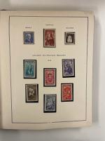 Stamp of France » Collections 1849-1999, dans trois reliures Moc et feuilles pré-imprimées,