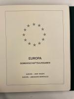 Stamp of Large Lots and Collections EUROPA : 1956-1995, stamps collection in 5 albums Linder,