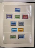 Stamp of Large Lots and Collections EUROPA : 1956-1995, stamps collection in 5 albums Linder,