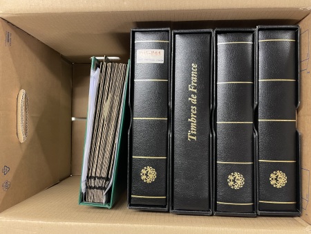 Stamp of France » Collections 1930-1990 :Dans cinq gros classeurs,