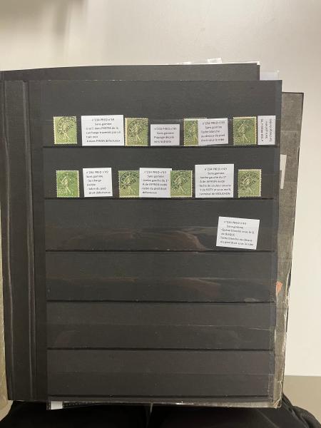 Stamp of France » Collections 1900-1990 : dans un très gros carton, impressionnante