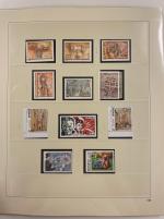 Stamp of Colonies françaises » Monaco 1891-1993 : dans quatre reliures Safe, collection neufs