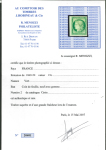 Stamp of France » Type Cérès de 1849-1850 1850, Cérès 15c vert YT n° 2, timbre neuf avec gomme,