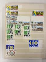 Stamp of Large Lots and Collections Saudi Arabia in three stockbooks very nice collection