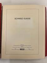 Stamp of Large Lots and Collections Switzerland collection in two albums 1940/1976. Very