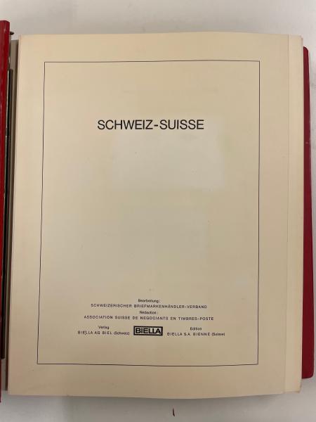 Stamp of Large Lots and Collections Switzerland collection in two albums 1940/1976. Very