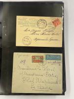 Stamp of Switzerland / Schweiz » Sammlungen Briefsammlung in drei Alben ab Vorphila-Briefen
