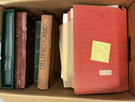 Stamp of Large Lots and Collections Germany in a large and very heavy box, nice lot of