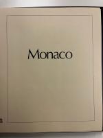 Stamp of Colonies françaises » Monaco 1940-2021, dans huit reliures Safe et feuilles pré-imprimées,