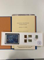 Stamp of France » Collections 1960-1990, Lot de 4 livres et un coffret souvenir avec