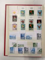 Stamp of Colonies françaises » Monaco 1924-1992, dans 4 albums, collection de Monaco de timbres