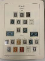 Stamp of Large Lots and Collections 1849-2003 collection de France en 4 albums Leuchtturm,