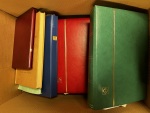 Stamp of Large Lots and Collections In a very big box, several thousands of stamps mainly