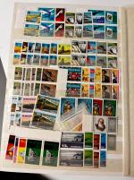 Stamp of Large Lots and Collections In a very big box, several thousands of stamps mainly