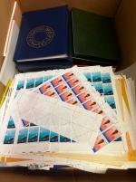 Stamp of Large Lots and Collections Switzerland in a very big and heavy box, incredible
