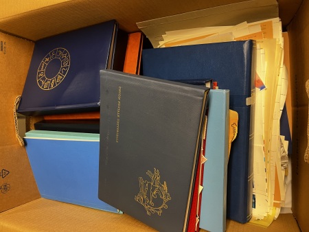Stamp of Large Lots and Collections Switzerland in a very big and heavy box, incredible