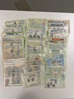 Stamp of Large Lots and Collections World philatelic tour in glassines! Hundreds of mint