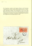 Stamp of Austria » Lombardy Venetia 1851 Lombardy Venetia Austria Italy folded letter 2 x 15C ty I GANDINO + DISTRIBUZIONE 1