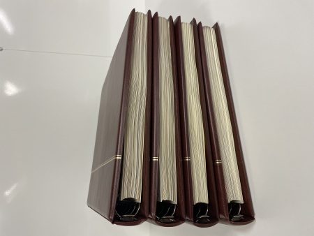 Stamp of France » Collections 1960-1995, dans quatre reliures Safe, collection neufs