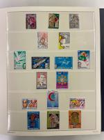 Stamp of Colonies françaises » Tunisie 1906-2000, collection complète dans 2 reliure Moc