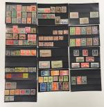 Stamp of Large Lots and Collections On many stockcards, very fine lot with stamps and sets