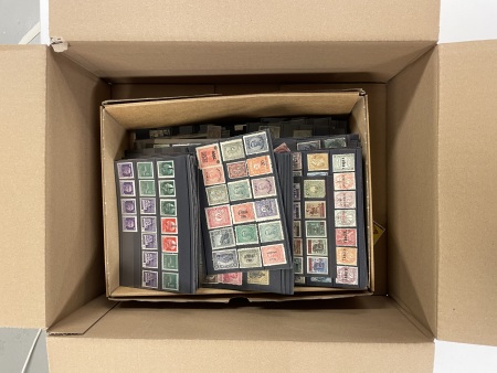 Stamp of Large Lots and Collections On many stockcards, very fine lot with stamps and sets