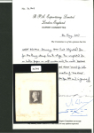 Stamp of Great Britain » 1840 1d Black and 1d Red plates 1a to 11 1840 (May 25) entire used in London with 1840 1d black pl.2 EE tied by red Maltese cross and CHARING CROSS straight line