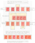 Stamp of Great Britain » King Edward VII » 1902-10 De La Rue Issues 1906 1d. colour trials printed from special plates of 20 electros on watermarked paper, perf.14, selection of 41 examples