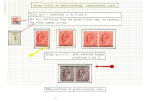 Stamp of Great Britain » King Edward VII » 1902-10 De La Rue Issues 1902 6d. colour trials printed on unwatermarked chalky paper selvedge of 1/2d. Colonial issue, group