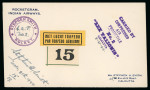 Stamp of India » Airmails 1934-44 rocket mail, a very comprehensive collection mounted on approximately 50 pages